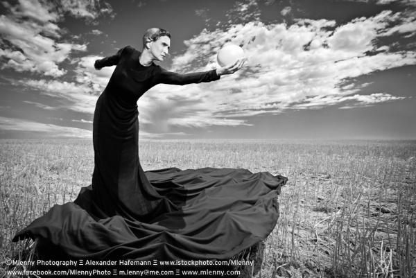 Surreal Fashion, South Africa, BW Portrait - Mlenny Photography